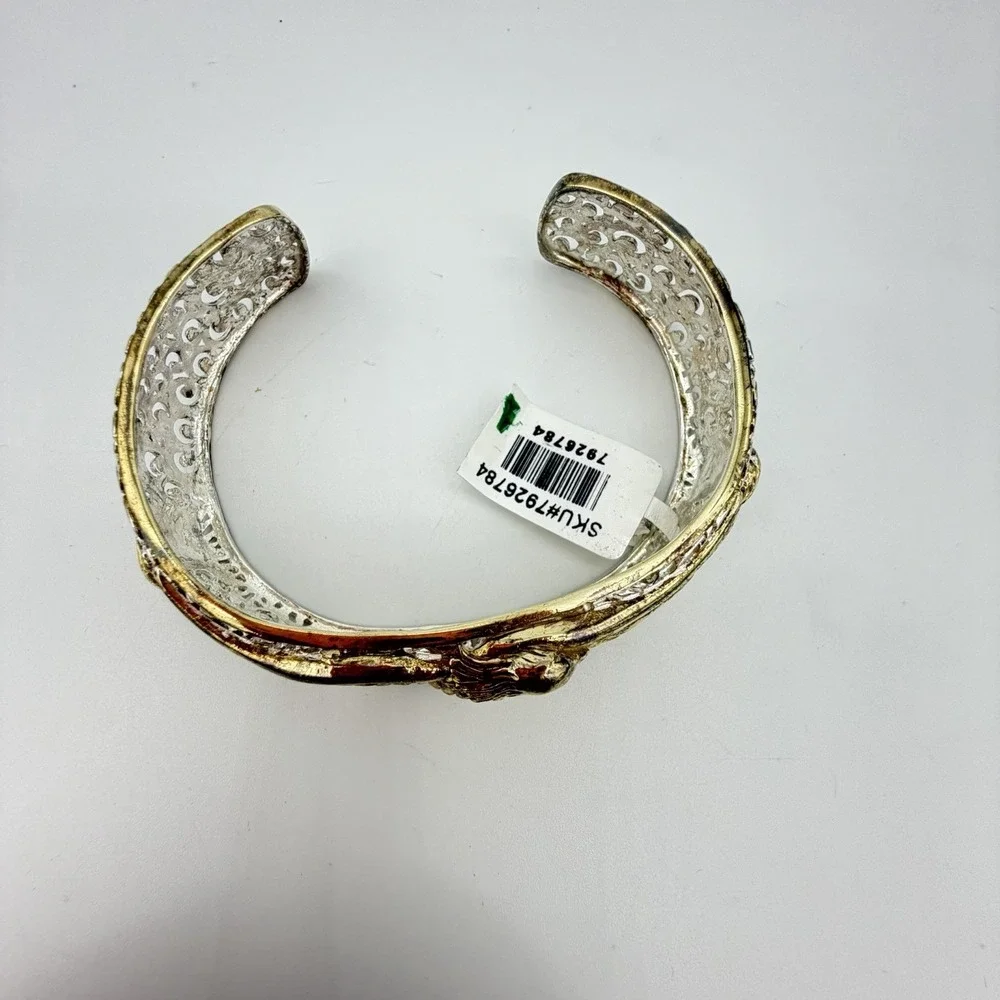 Bali Legacy Sterling Silver Eagle Cuff Bracelet 22K Gold‎ Vermeil